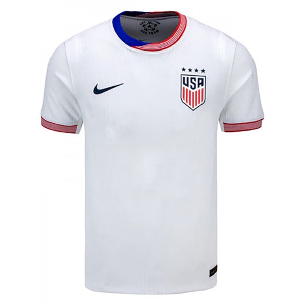 USA home jersey America soccer uniform men's first football kit tops sports shirt 2024-2025